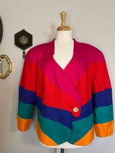 Load image into Gallery viewer, Vintage George Simonton Rainbow Wave Blazer