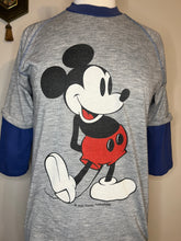 Load image into Gallery viewer, Vintage 70s Mickey Quarter Length Sleeve Ringer Ter