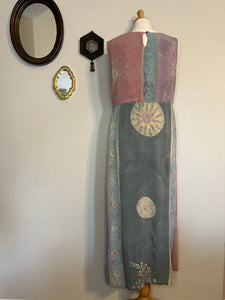 Vintage Rayon Medallion Dress