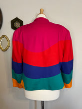 Load image into Gallery viewer, Vintage George Simonton Rainbow Wave Blazer