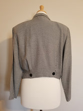 Load image into Gallery viewer, Houndstooth Crop Blazer