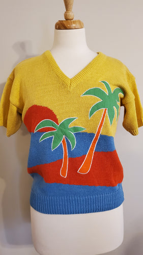 Tropic Palm Tree Sweater